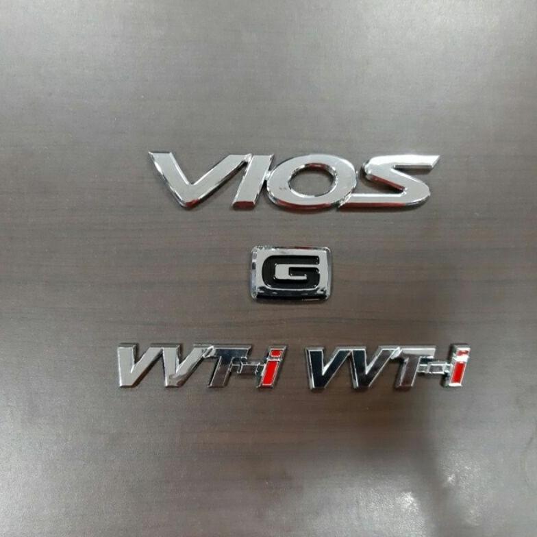 Emblem set mobil VIOS VVTI G