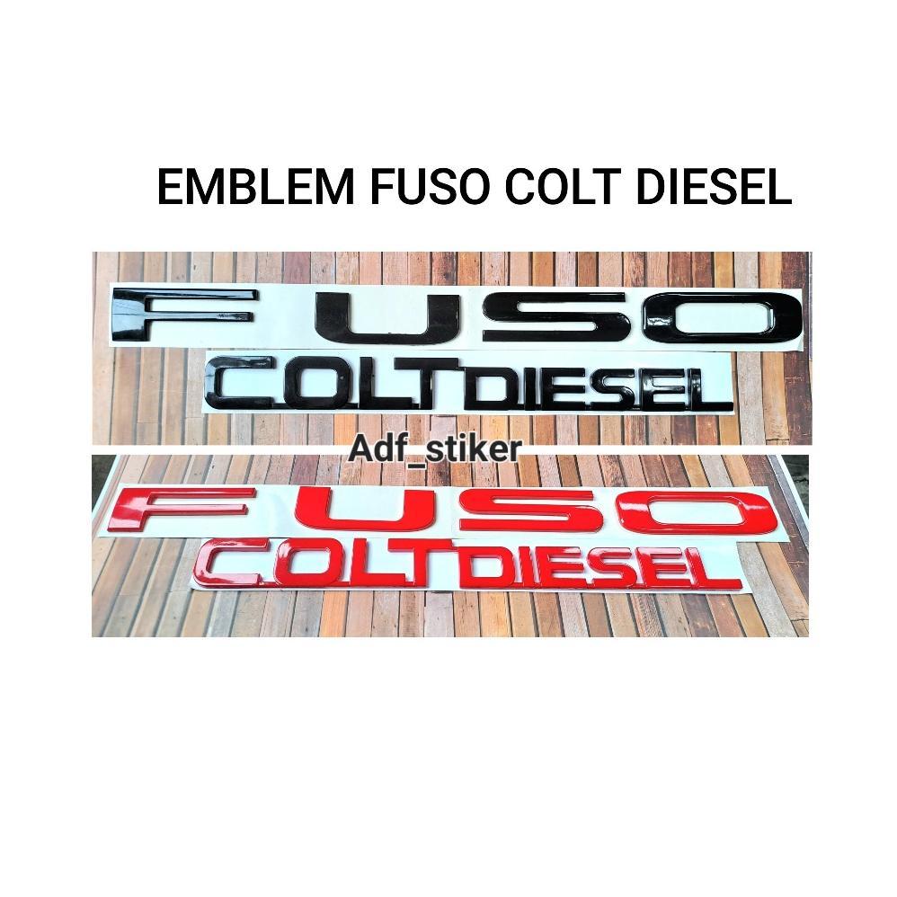 Emblem Logo Fuso colt diesel canter / Logo Fuso L300 / Emblem Logo fuso L300 mitsubishi Fuso merah h