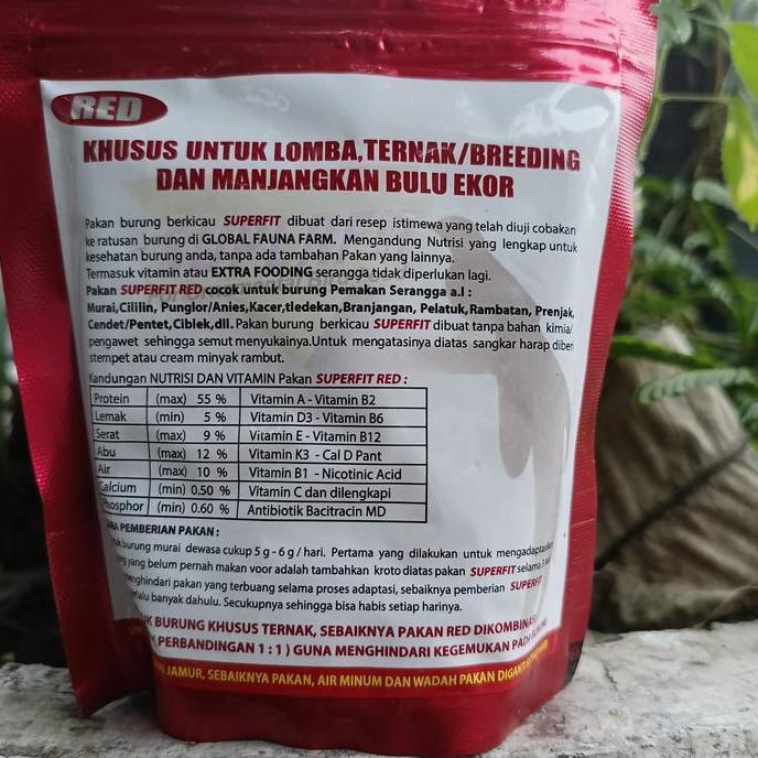 Tqs Voer Superfit Red Pakan Burung Murai Batu Untuk Lomba Dan Breeding Dan Manjangin Ekor Semua Buru