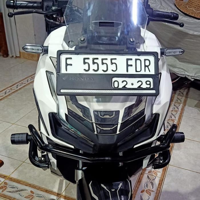 Paket 1Set Tubular Crashbar Honda Adv 150 & Adv 160Crashbar Adv150 & Adv 160 + Jalu Frame Slider Kan
