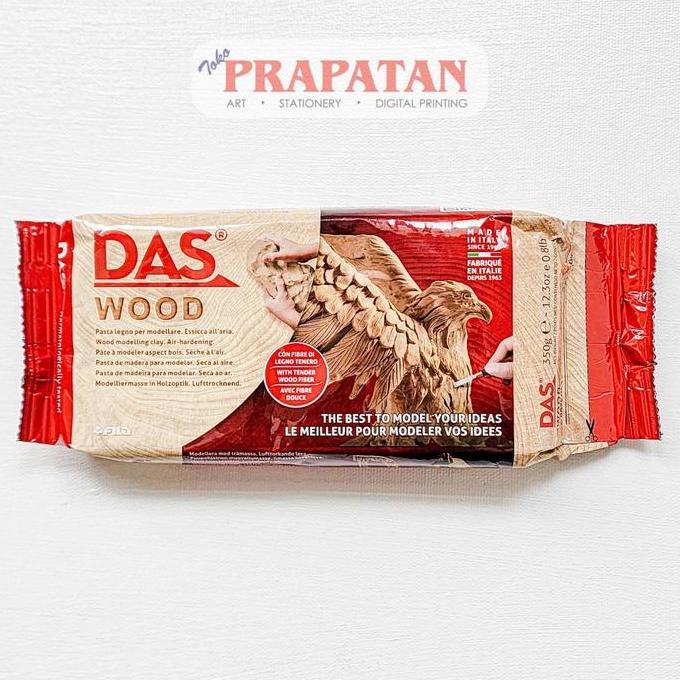 Das Modelling Clay Wood | Das Clay | Tanah Liat | Pottery