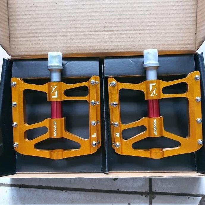 PEDAL MTB RAZE 60 GOLD ORIGINAL DAN TERPERCAYA