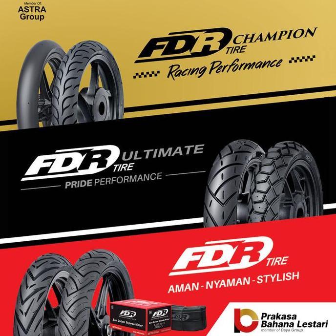 FDR TL FLEMINO Ring 14 Ban Motor Tubeless (TERBAIK) (TERBARU) (TERMURAH)