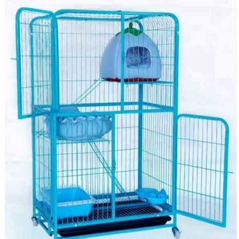 Kandang Hewan Anjing Kucing / Kandang Hewan Dari Besi Tebal Ukuran L