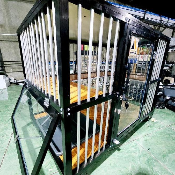 Kandang Kucing Aluminium 1 Pintu