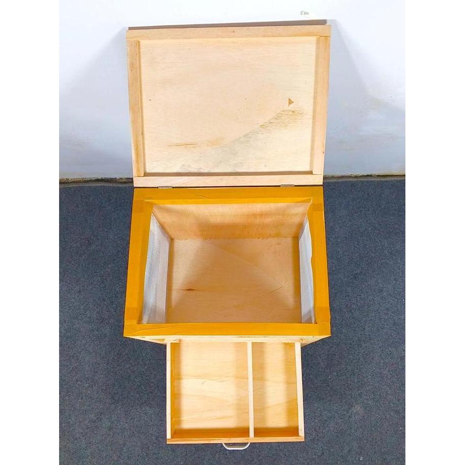 Termurah Box Jangkrik Kandang Hamster Mencit Tikus Putih Marmut Plus Tutup & Tempat Pakan Cocok untu