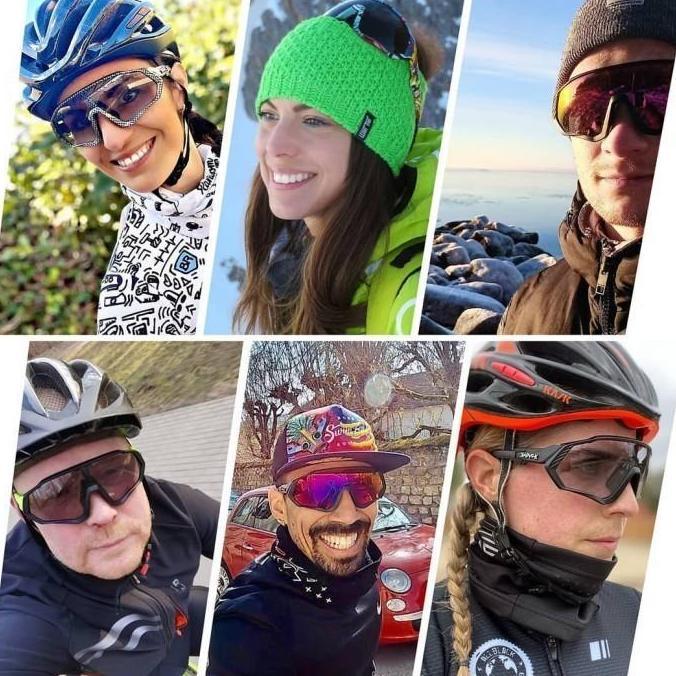 KAPVOE OCEAN Kacamata Sepeda TK9408-PH-1L Kaca Mata Fotokromik Sport UV400 Lensa Polikarbonat Bingka