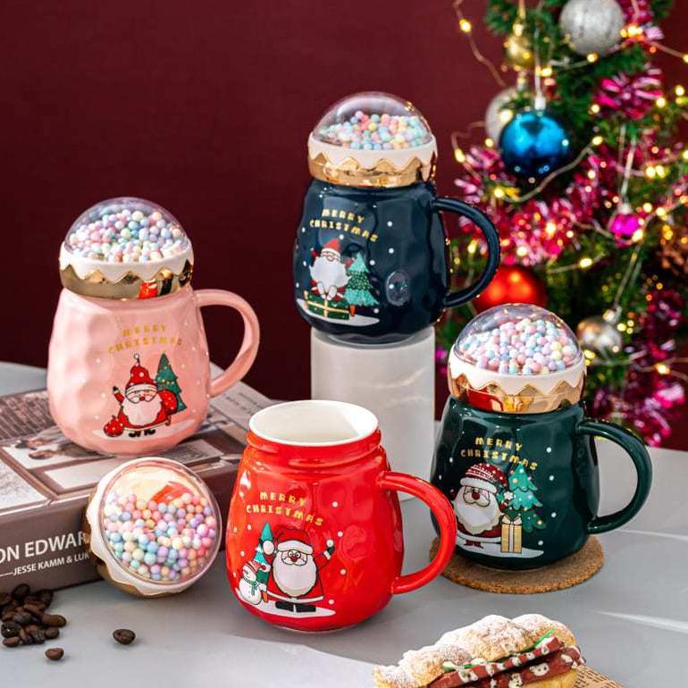 Hampers Mug Natal Keramik / Hampers Natal Christmas Mug Natal  / Gift Box Mug Set / New Year Chistma