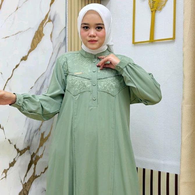 Grosir Gamis Jumbo Jasmine Bordir