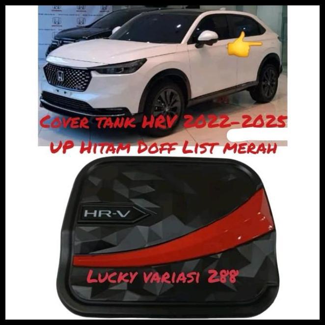 TERBARU COVER TANK TUTUP TANGKI BENSIN HRV 2015-2021 & HRV 2022-2025 UP HITAM DOFF & CARBON AKSESORI