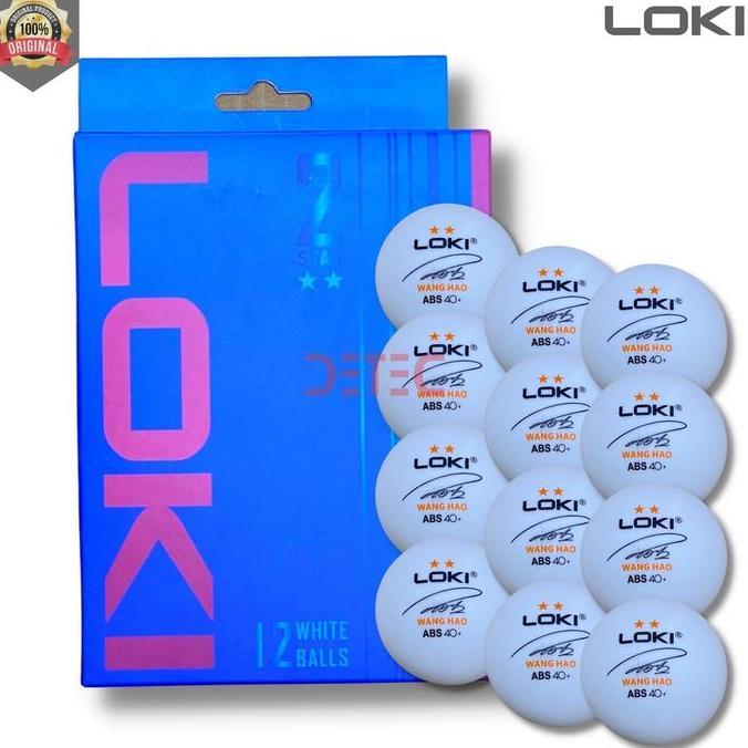 LOKI 2 STARS Pingpong Ball - Bola Tenis Meja (TERBAIK) (TERBARU) (TERMURAH)