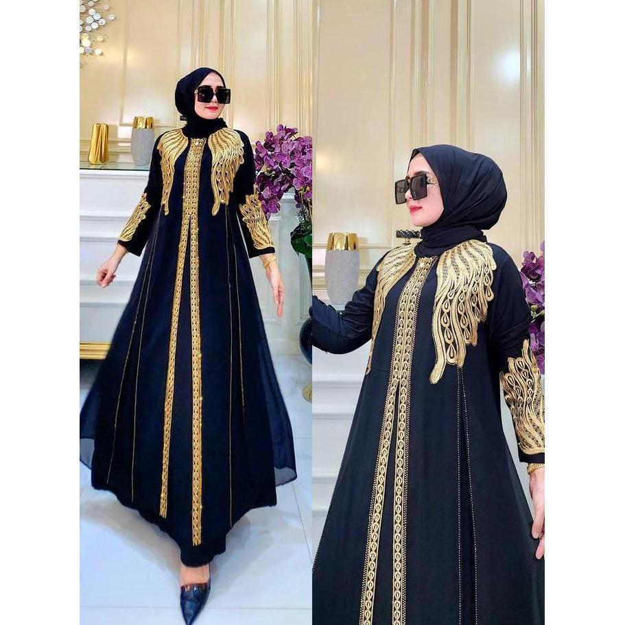 Sale Galeri Sicantik - Cod - Baju Gamis Abaya Turkey Busui - Gamis Abaya Payet Premium - Abaya Hitam