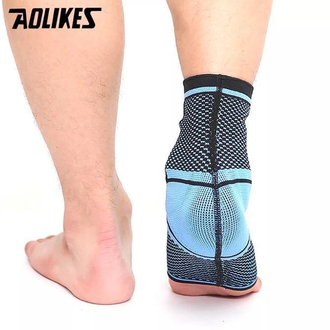 7131 AOLIKES ANKLE SILICON PAD SUPPORT SLEEVE WRAP DEKER ENGKEL KAKI (TERBAIK) (TERBARU) (TERMURAH)
