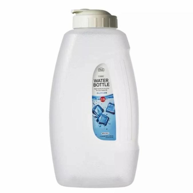 Thebest- botol minum lock n lock P&Q water jug 2liter PUTIH 2000ml lock&lock