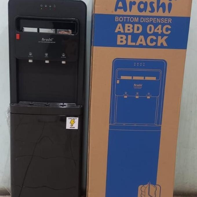Thebest- ARASHI Dispenser Air AMD 02BC - Galon Bawah - Dingin Es Dan Panas