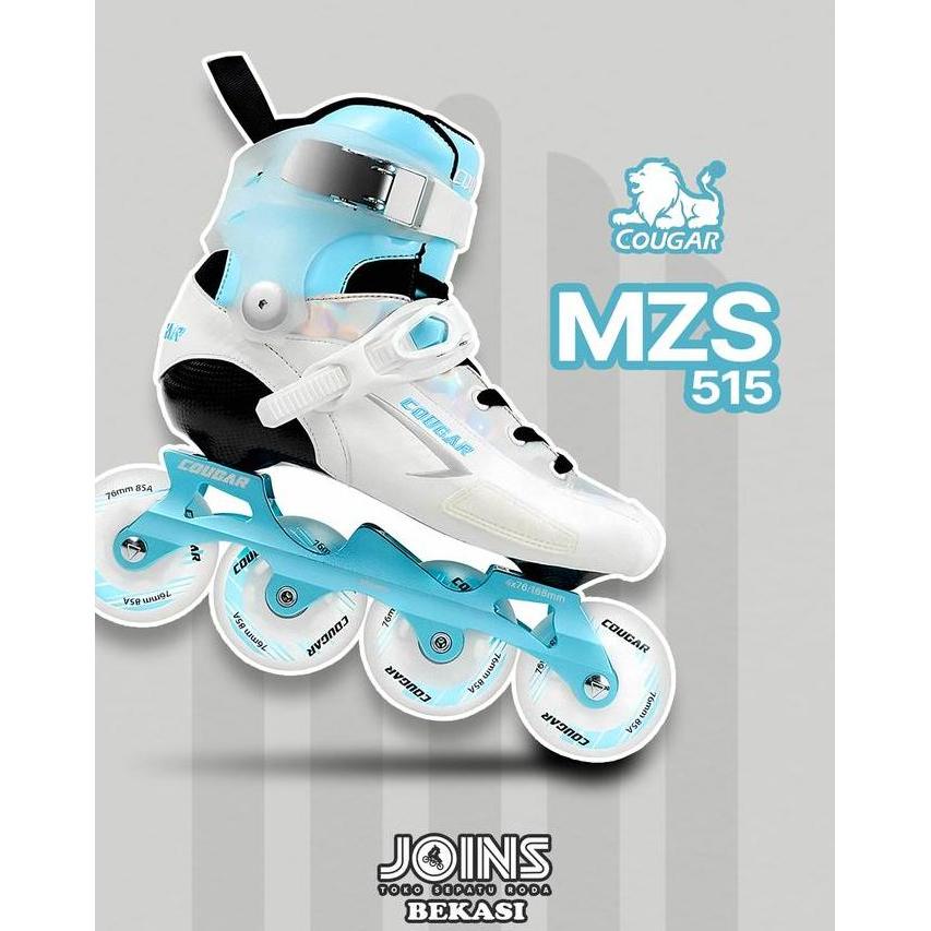 Sepatu Roda Inline Skate Carbon Anak Cougar MZS 515 Blue (TERBAIK) (TERBARU) (TERMURAH)