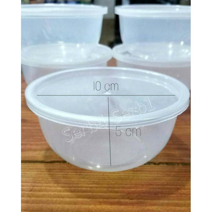 Thebest- Cup puding bulat / cup plastik bulat/ thinwall 200ml