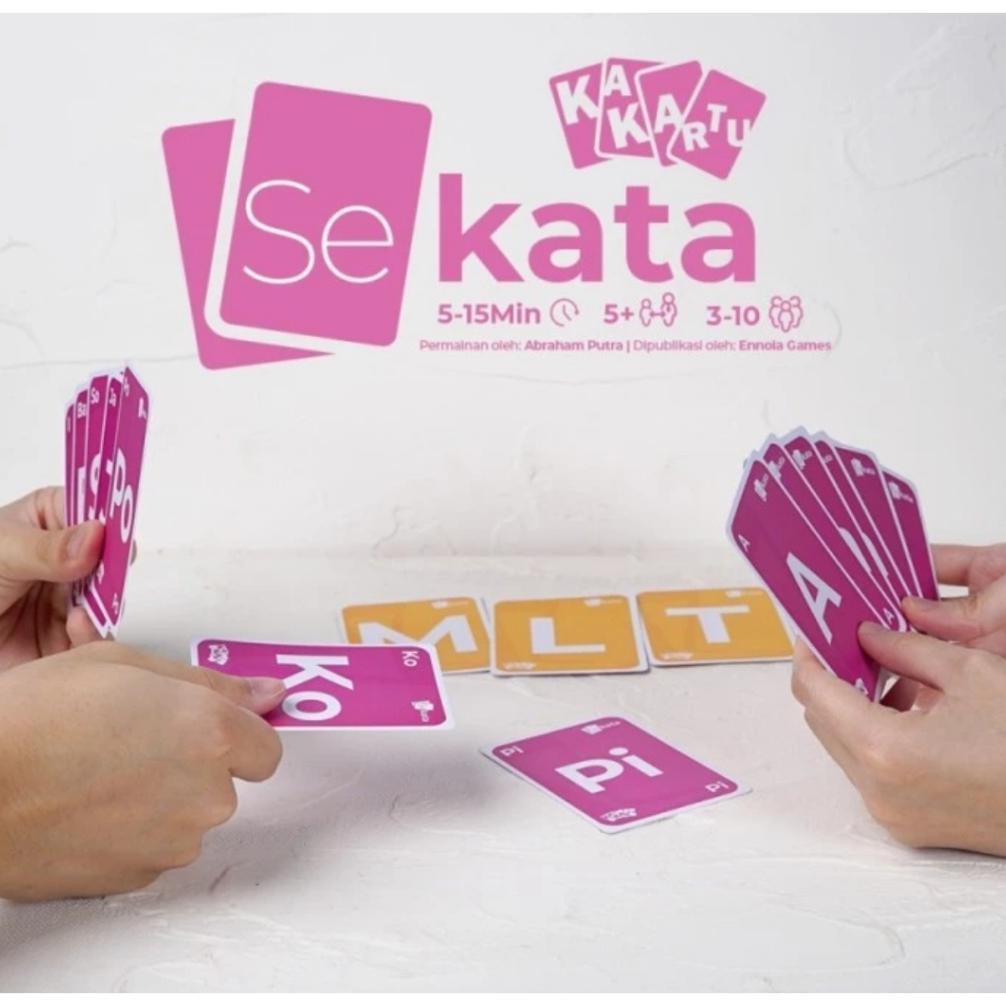 Kartu Sekata Card Game -Mainan Board game edukatif