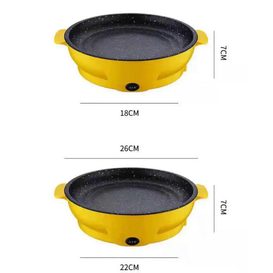 TERBARU Grill Pan Listrik Anti Lengket Pemanggang Listrik Pemanggang Listrik Serbaguna Portable