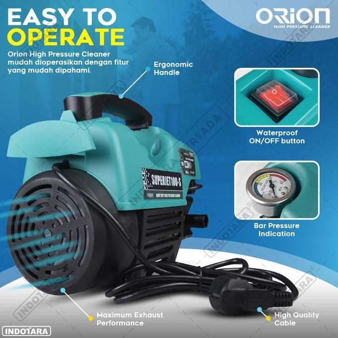 Mesin Cuci Jet Mobil Motor High Pressure Cleaner Orion Superjet100-S