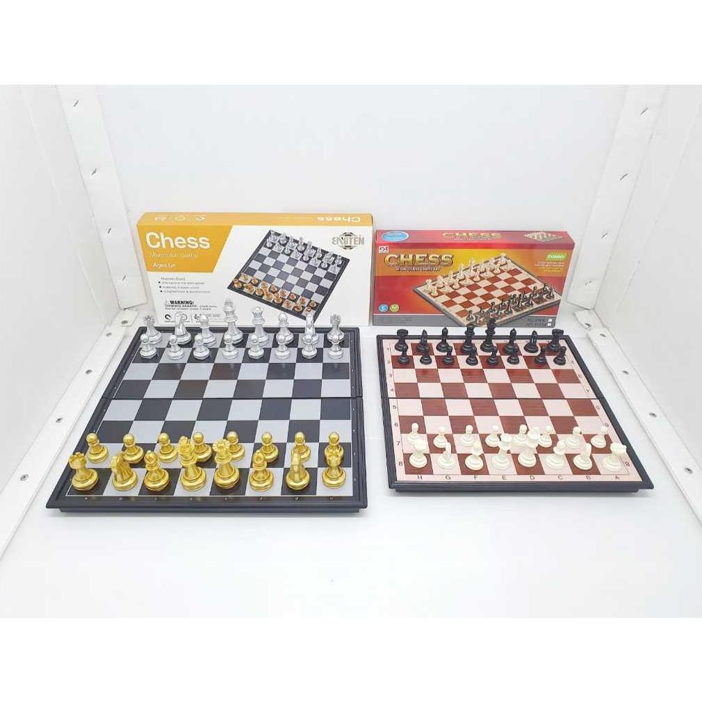 Papan Catur Magnet Lipat Folding Catur Magnet Board Game Ukuran Besar