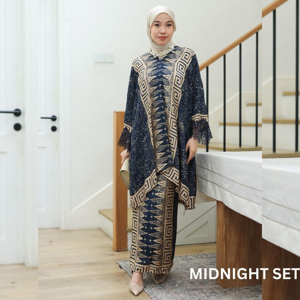 Jeumpa Set Batik Viscose Kondangan Atasan Rok Lilit