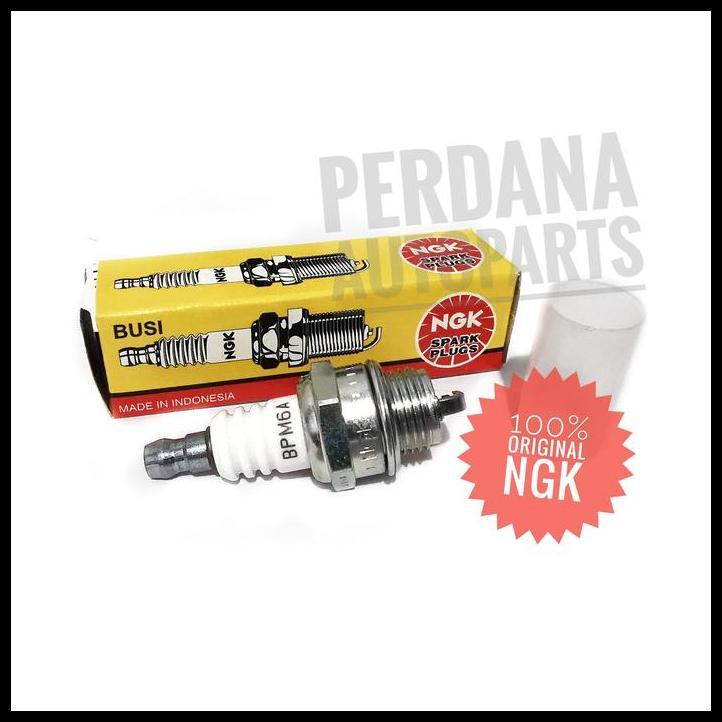 TERLARIS BUSI MESIN POTONG RUMPUT FOGGING CHAINSHAW MOTOR MINI ASLI NGK BPM6A