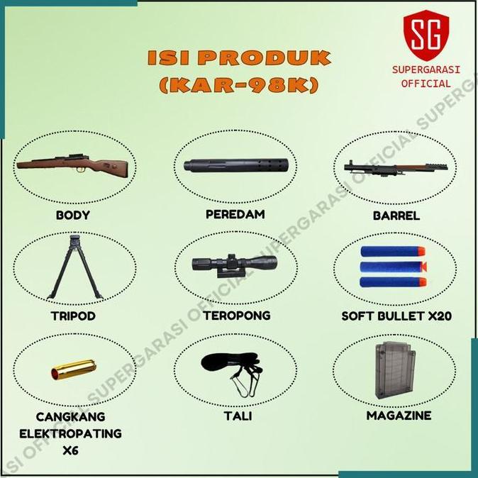 Tembakan Sniper AWM AWP shell throwing Soft bullet Mainan tembak tembakan