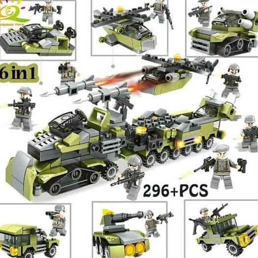 mainan Lego kendaraan militer