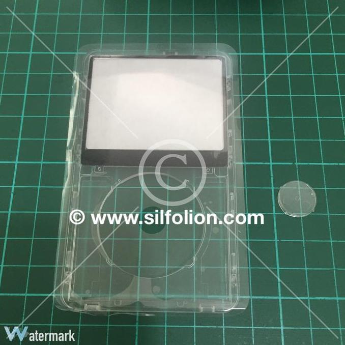 Promo Front Case Ipod Video 5 5.5 Th Gen Classic Clear Transparent Button