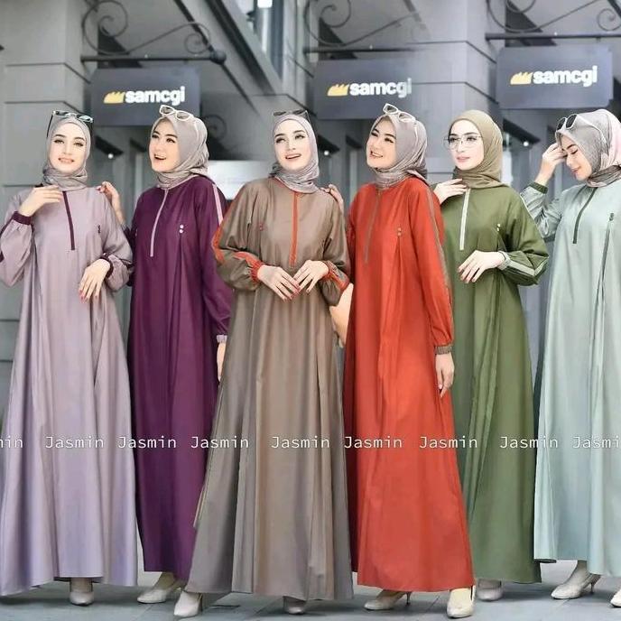 gamis. gamis kombinasi. gamis polos. gamis katun toyobo fodu premium.