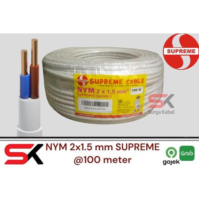 Fastrik- Kabel Supreme Nym 2X1.5Mm/ Nym 2 X 1.5/ Nym 2X1,5/ Nym 2 X 1,5 @100M