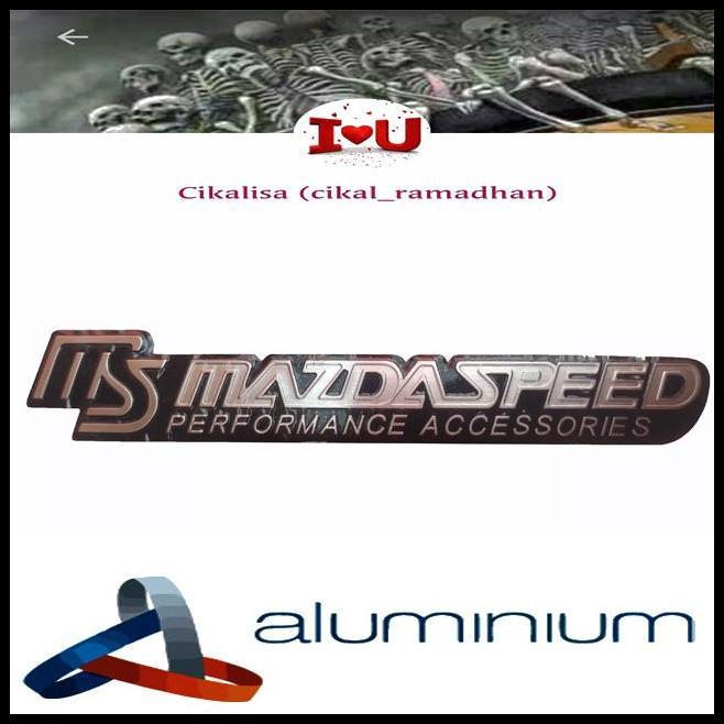 TERMURAH EMBLEM MAZDA SPEED UNTUK 323 929 CX3 CX5 MAZDA 2 MAZDA 3 MAZDA 6 