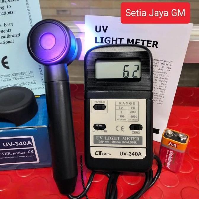Lutron UV-340A UV Light Meter UVA & UVB