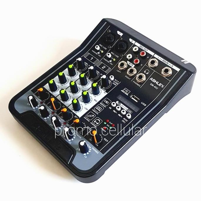 Newall-- Mixer Ashley 4 Channel Sm 402/ Sm-402/ Sm402 Usb Bluetooth Original