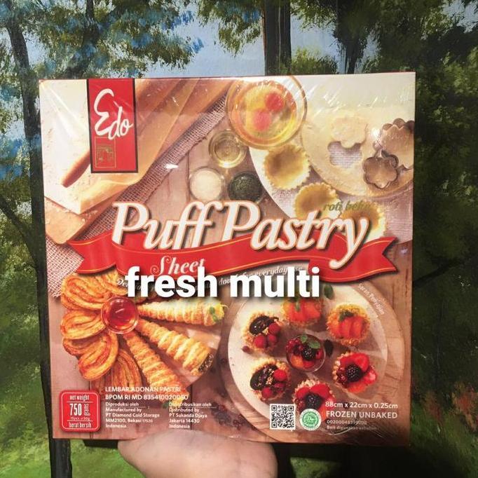 Puff pastry sheet edo murah / kulit pastry Halal / kulit zuppa