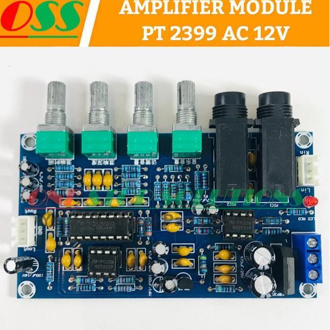 Newall-- Kit Echo Mic Audio Reverb Xh-M173 Pt2399 Microphone