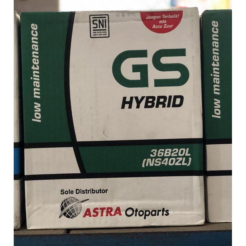 Aki Mobil Honda Brio Jazz Mobilio Agya Ayla Calya Aki Gs Ns40Zl Hybrid Original Dan Terpercaya