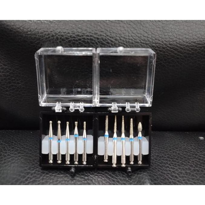 Student Diamond Lowspeed Burs Isi 10 / Bur Ra Contra Angle Bur / Paket Bur Low Speed Mikromotor Dent