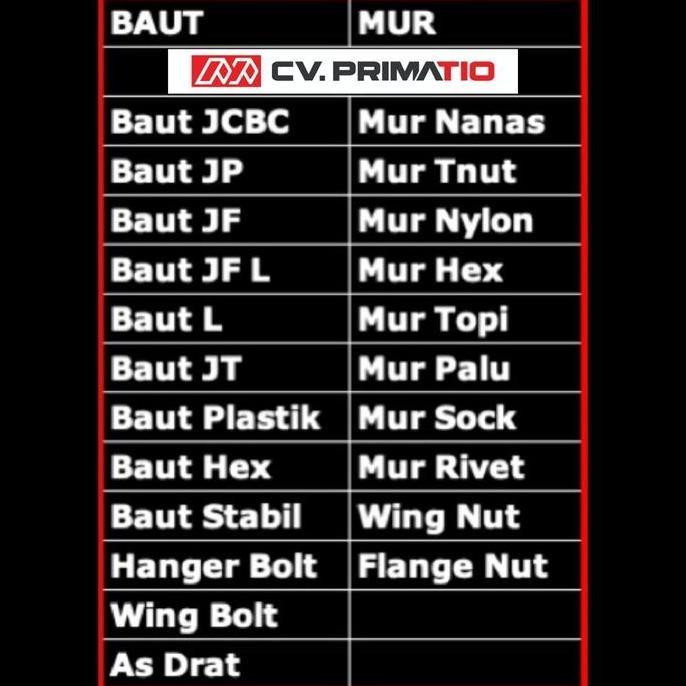 Dnabig- Baut Jcbc M8X25 Ss304 - Jcbc 8X25 Sus 304 - Knockdown M8 X 25 Stainles