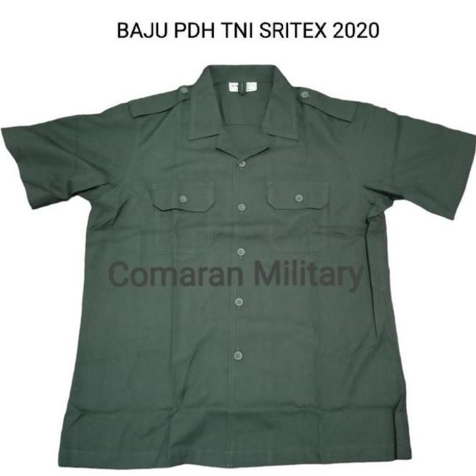 (BEST SELLER) BAJU PDH TNI SRITEX 2020 / KEMEJA TNI SRITEX PRIA