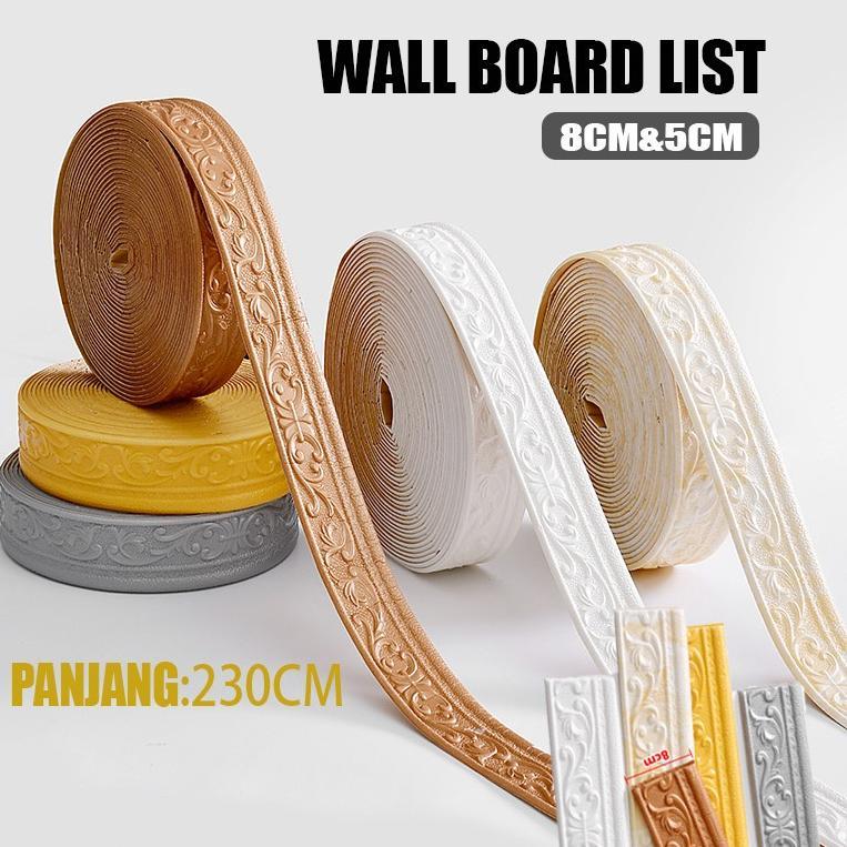 Wallpaper List Foam Stiker Dinding / Wall Border List 3D Foam 8CM & 5CM 2.3M /List Walpaper Dinding 