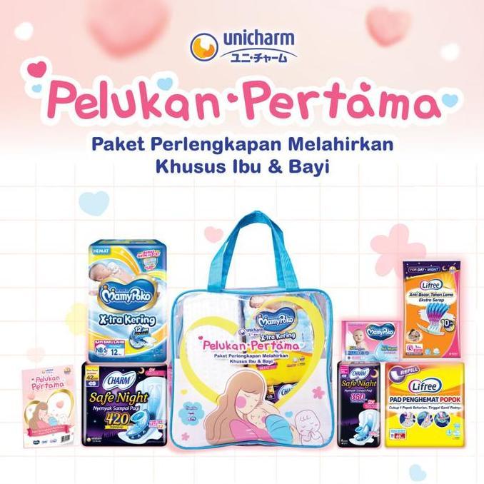 Bybd- Paket Pelukan Pertama Unicharm - Mamypoko Charm Lifree