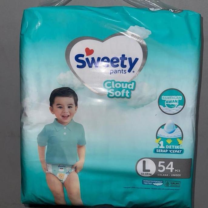 Bybd- Sweety Silver Pants Popok Celana L54 Bayi Kering Cloudy Baby