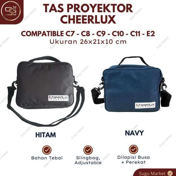 NEW Tas Proyektor Cheerlux C9-C10-C11 Slingbag Projector Cheerlux Original