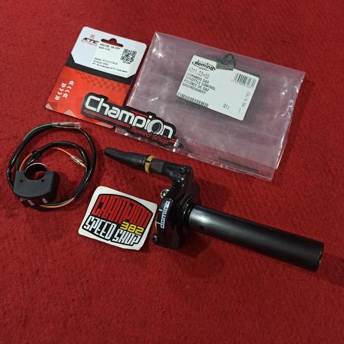 Paket Gas Spontan Domino Italy Saklar Engine KTC Kytaco Ninja RR 150RR