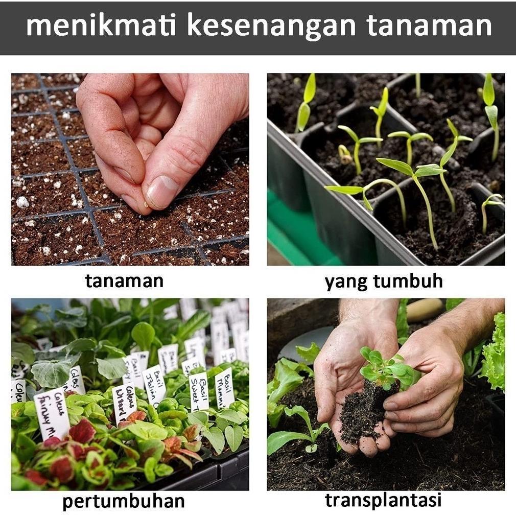 Promo Cod Ya Kak Cod) Pot Bibit /Tray Semai / Seedling Pot /Pot Tray Semai Bibit Benih 21/32/50/72/1