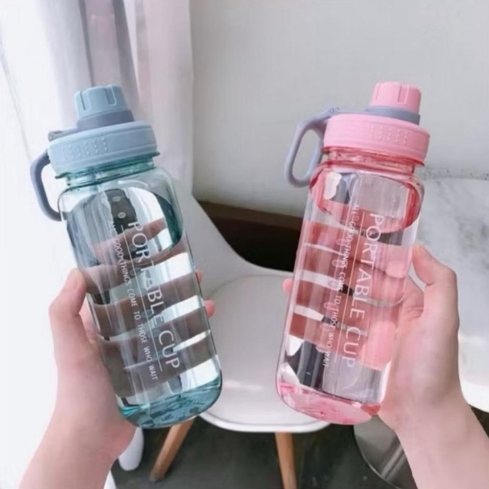 Botol Portable Cup 1000Ml Botol Plastik Portable Cup 1L Botol Minum 1 Liter Botol Portable Botol Min
