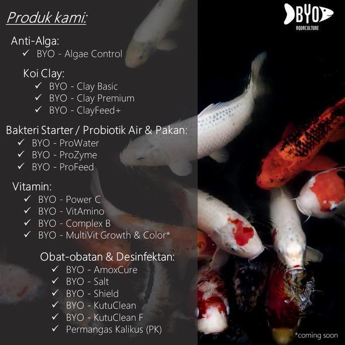 Fishbou- Clay Koi - Penjernih Kolam Koi / Clay Basic Koi (Murni Clay) 250 Gr