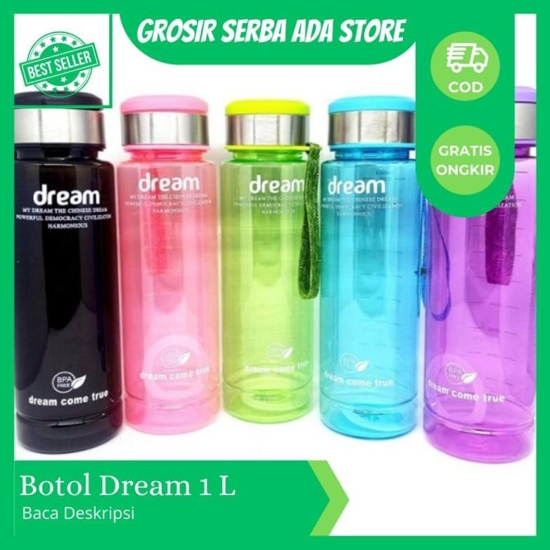 Botol My Dream 1 Liter / Botol 1 Liter / Botol Minum / Botol / Botol 1 Liter / Botol Plastik / 1L Re